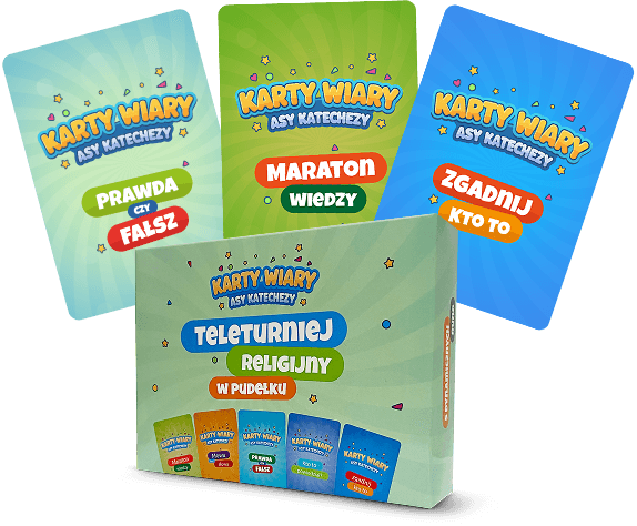 Karty Wiary - zestaw kart i pudełko gry